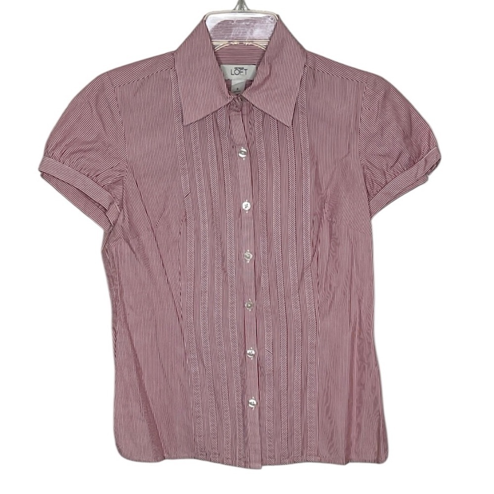 ❤️ LOFT Women's Pin Stripe Top Size 0